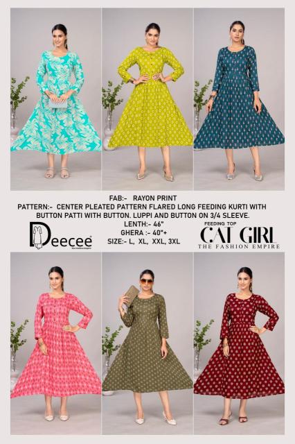 Deecee cat girl Kurti distributor in Surat