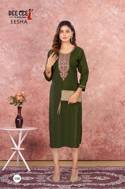 Deecee eesha Kurti manufacturers in Surat