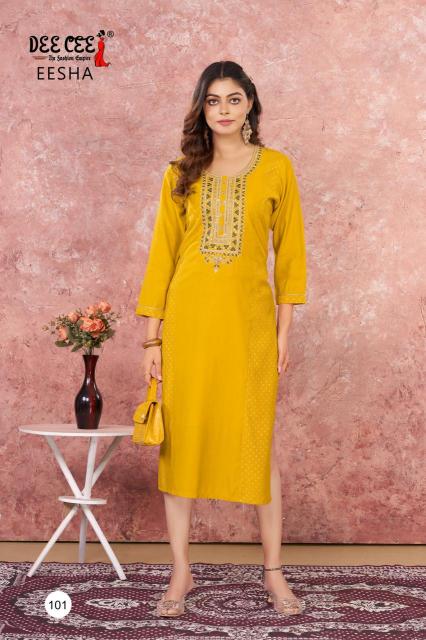 Deecee eesha Kurti manufacturers in Surat