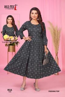 Deecee ria indian silk kurti tops