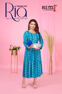 Deecee ria indian silk kurti tops