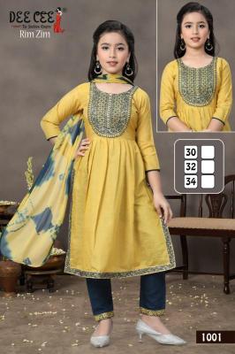 Deecee rim-zim indian kurtis for kids