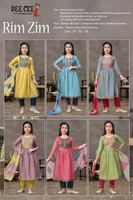 Deecee rim-zim indian kurtis for kids