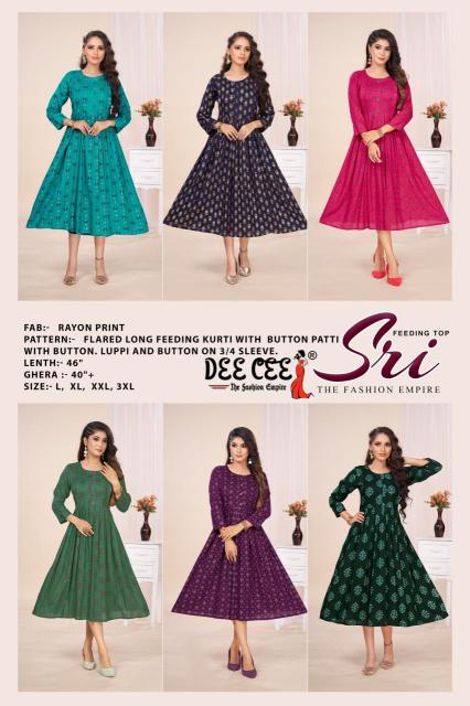 Deecee sri indian style kurtis