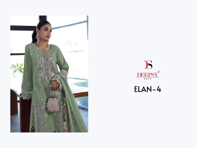 Deepsy suits elan lawn 25-4 Salwar Kameez manufacturers in Surat