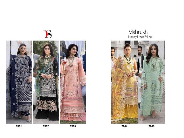 Deepsy suits mahrukh luxury lawn 24 Salwar Suits Wholesale textile market in Gujarat