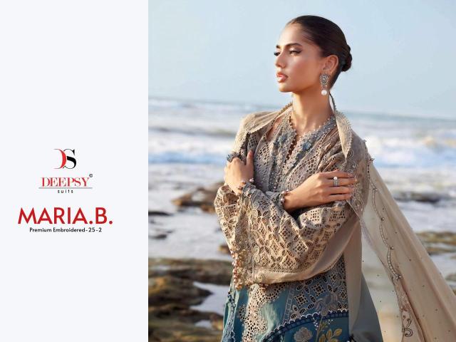 Deepsy suits  maria b-25-2 Ladies Salwar Kameez wholesale dealer
