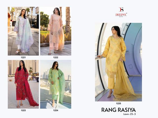 Deepsy suits rangrasiya lawn 25-3 Wholesale dress material in Ahmedabad