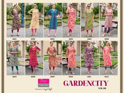 Diya gardencity vol-6 Kurti stitching in ahmedabad