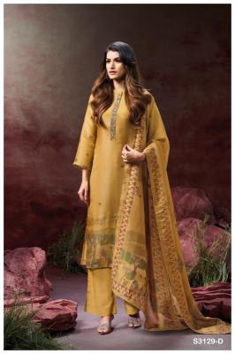 Ganga aynslie 3129 Dress material wholesale market in Mumbai