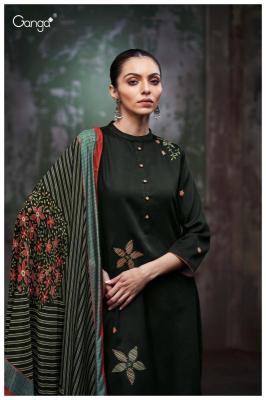 Ganga bryssia 3784 Cotton dress materials wholesale