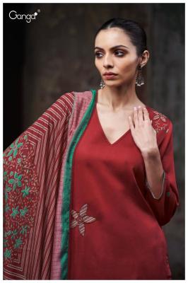 Ganga bryssia 3784 Cotton dress materials wholesale