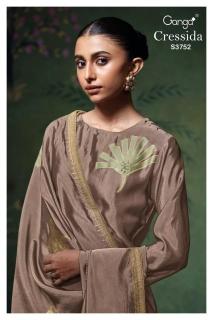 Ganga cressida 3752 Delhi dress material suppliers