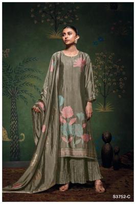 Ganga cressida 3752 Delhi dress material suppliers