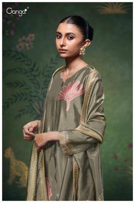 Ganga cressida 3752 Delhi dress material suppliers