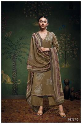 Ganga delara 3757 Wholesale Dress materials in india