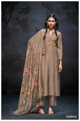 Ganga elaine 3204 Unstitched dress material online shopping