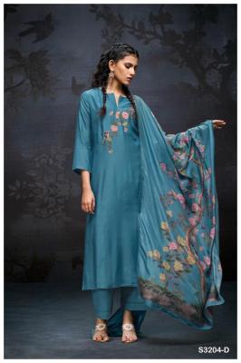 Ganga elaine 3204 Unstitched dress material online shopping