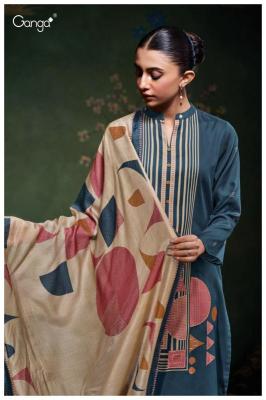 Ganga eshleen 3759 Cotton dress material online shopping