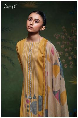 Ganga eshleen 3759 Cotton dress material online shopping