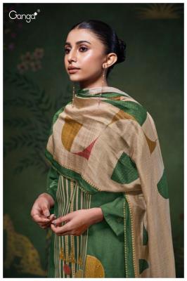 Ganga eshleen 3759 Cotton dress material online shopping