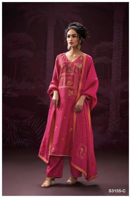 Ganga gathika 3155 Surat wholesale dress materials suppliers