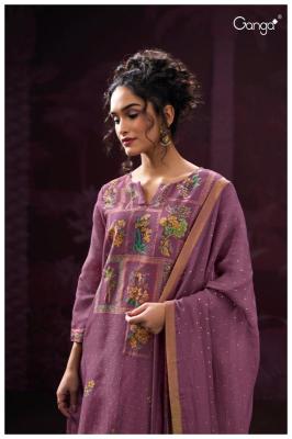 Ganga gathika 3155 Surat wholesale dress materials suppliers