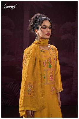 Ganga gathika 3155 Surat wholesale dress materials suppliers