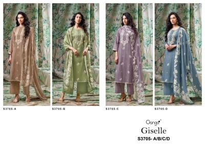 Ganga giselle 3705 Dress material shops in Mumbai