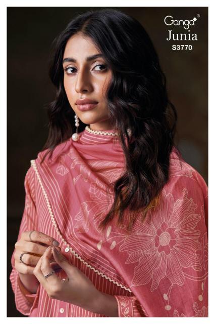 Ganga junia 3770 Summer dress materials online