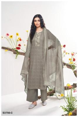 Ganga keona 3756 Casual dress materials wholesale