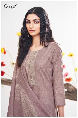 Ganga keona 3756 Casual dress materials wholesale