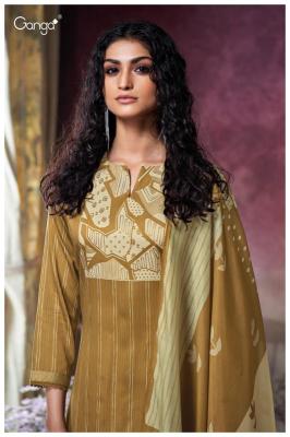 Ganga kessira 3712 Designer dress materials in Delhi