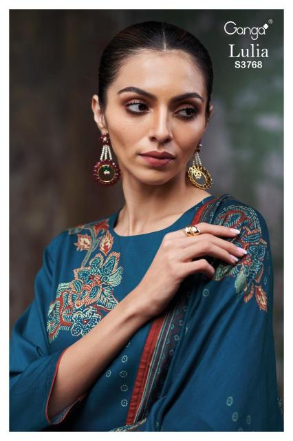 Ganga lulia 3768 Dress material wholesale price