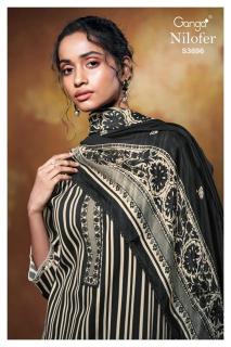 Ganga nilofer 3696 Dress material wholesale market