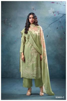 Ganga qirat 3665 Best wholesale dress material market