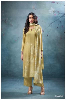 Ganga qirat 3665 Best wholesale dress material market