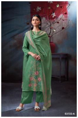 Ganga swaalina 3722 Dress material wholesale price