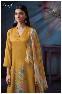 Ganga swaalina 3722 Dress material wholesale price