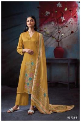 Ganga swaalina 3722 Dress material wholesale price