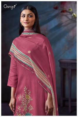 Ganga swaalina 3722 Dress material wholesale price