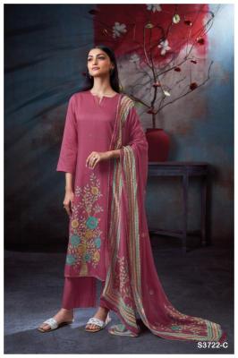 Ganga swaalina 3722 Dress material wholesale price