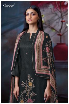 Ganga swaalina 3722 Dress material wholesale price