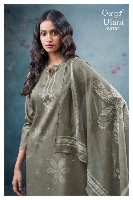 Ganga ulani 3702 Dress material wholesale market