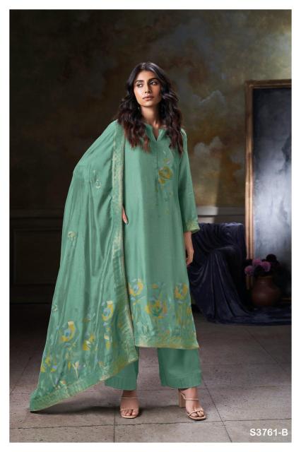 Ganga vayla 3761 Dress material wholesale suppliers in Delhi