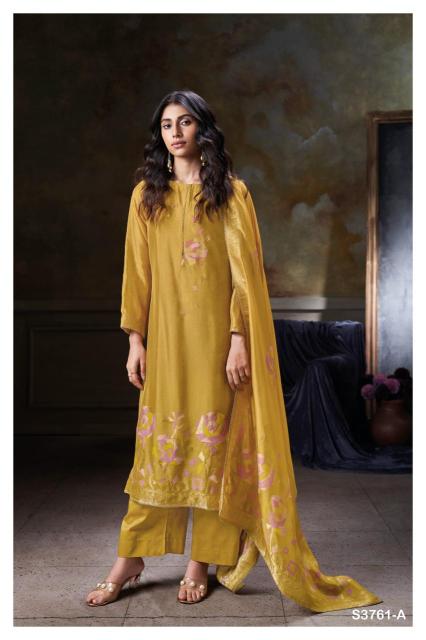 Ganga vayla 3761 Dress material wholesale suppliers in Delhi