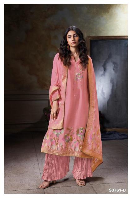 Ganga vayla 3761 Dress material wholesale suppliers in Delhi