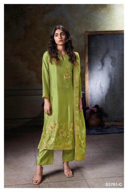 Ganga vayla 3761 Dress material wholesale suppliers in Delhi