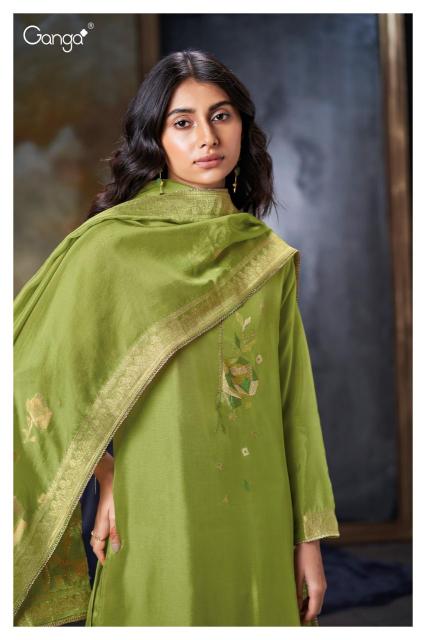 Ganga vayla 3761 Dress material wholesale suppliers in Delhi