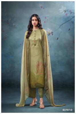 Ganga vrinda 3707 Designer dress material wholesale in Surat